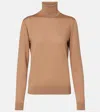 Dolce & Gabbana Cashmere Turtleneck Sweater Sweaters And Cardigans Beige In Sand