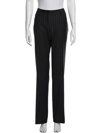 Pre-owned Dolce & Gabbana Cashmere Wide Leg Pants In Blue