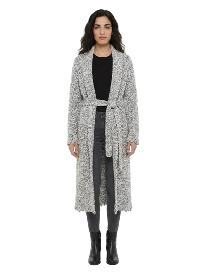 Dolce & Gabbana Cashmere-wool Blend Cardigan In Gray
