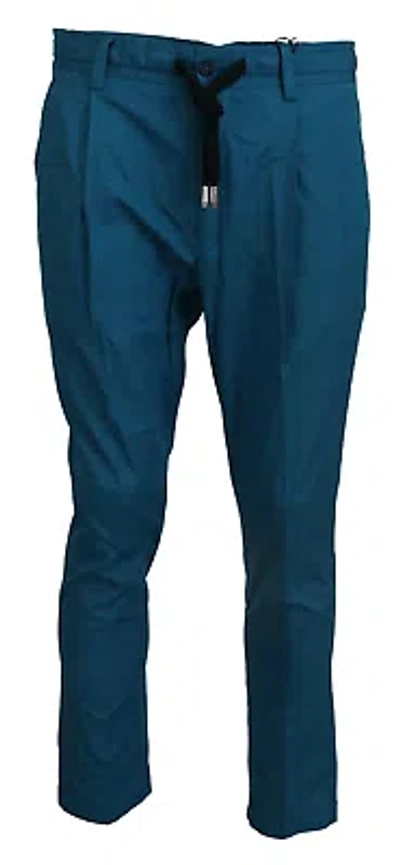 Pre-owned Dolce & Gabbana Casual Blue Chinos Trousers Pants