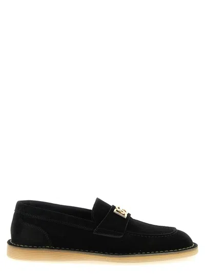Dolce & Gabbana Casual Loafers In Black