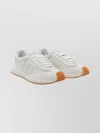 Dolce & Gabbana Men White Low Top Sneakers With Logo Patch On Tongue And Side In Leather Man In White