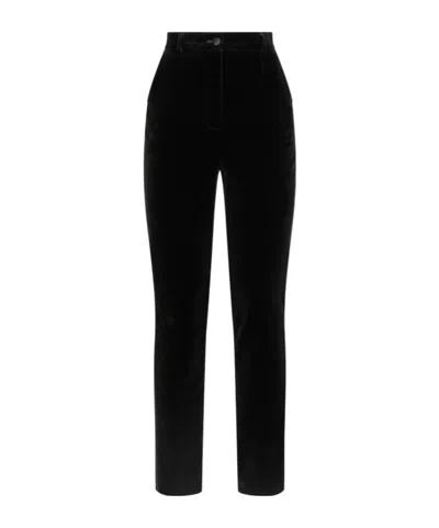 Dolce & Gabbana Casual Pants With Belt Loops In Black
