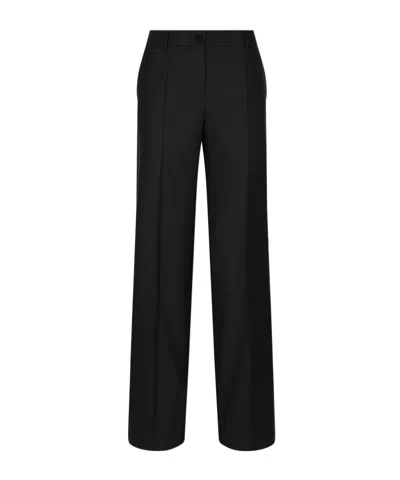 Dolce & Gabbana Casual Pants With Belt Loops In Black