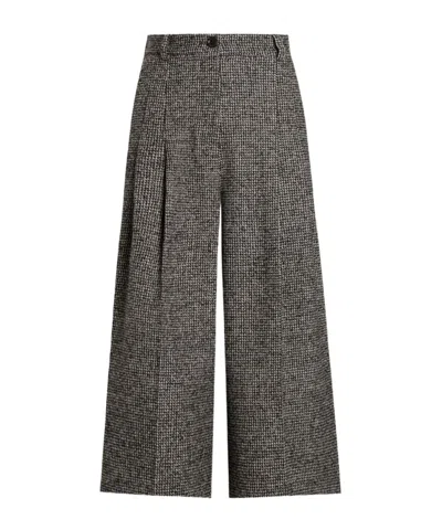 Dolce & Gabbana Casual Pants With Belt Loops In Black