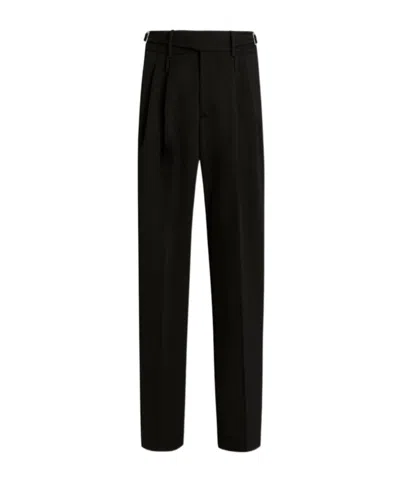 Dolce & Gabbana Casual Pants With Belt Loops In Black