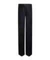 Dolce & Gabbana Flared Woolen Pants In Grey