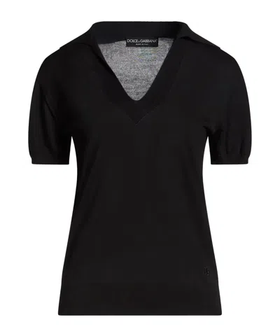 Dolce & Gabbana Casual Shortsleeve Polo Shirt In Black