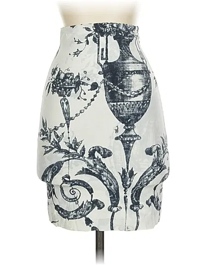 Pre-owned Dolce & Gabbana Casual Skirt In Gray