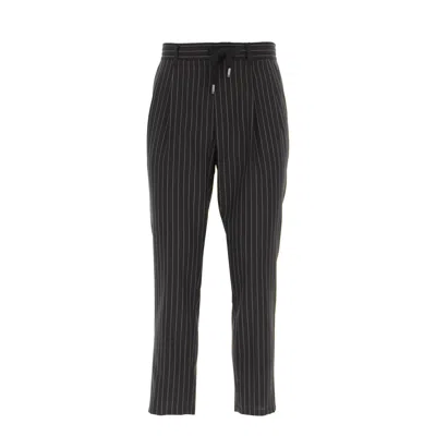 Dolce & Gabbana Casual Wool Trousers In Black