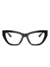 Dolce & Gabbana Cat-eye Frame Glasses In Black