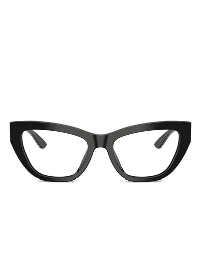 Dolce & Gabbana Cat-eye Frame Glasses In Black