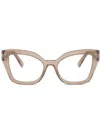 Dolce & Gabbana Cat Eye-frame Glasses In Neutrals