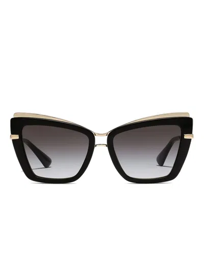 Dolce & Gabbana Cat-eye Frame Sunglasses In Black