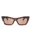Dolce & Gabbana Sonnenbrille Mit Cat-eye-gestell In Brown