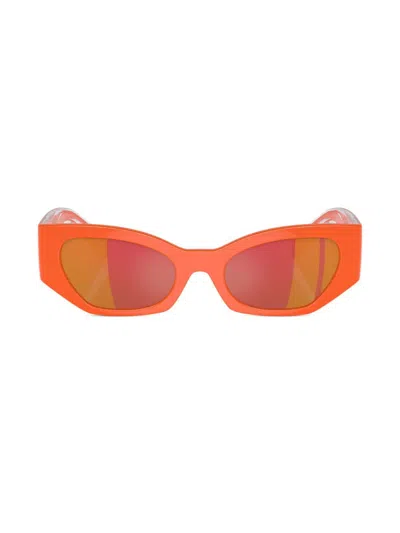 Dolce & Gabbana Kids' Cat-eye Frame Sunglasses In Orange