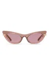Dolce & Gabbana Cat-eye Frame Sunglasses In Pink