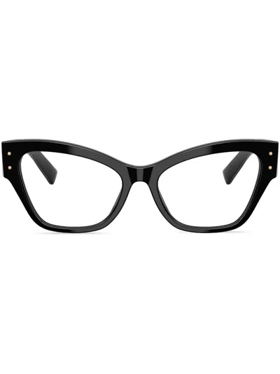 Dolce & Gabbana Cat-eye Glasses In Black