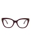 Dolce & Gabbana Cat-eye-brille In Rot
