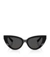 Dolce & Gabbana Cat Eye Sunglasses In Black