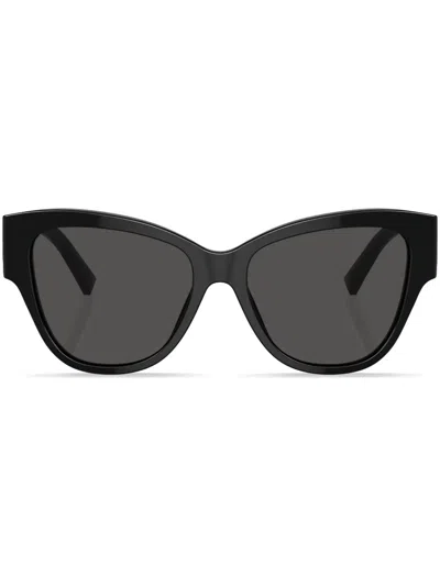 Dolce & Gabbana Womens Black Dg4449 Butterfly-frame Acetate Sunglasses