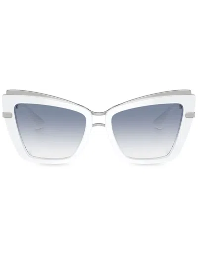 Dolce & Gabbana Cat-eye Sunglasses In White