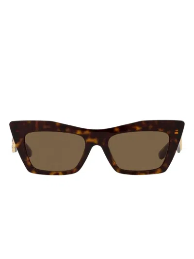 Dolce & Gabbana Cat-eye Tortoiseshell Sunglasses In Brown