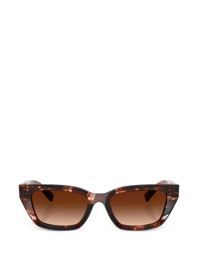 Dolce & Gabbana Cat-eye Tortoiseshell Sunglasses In Red