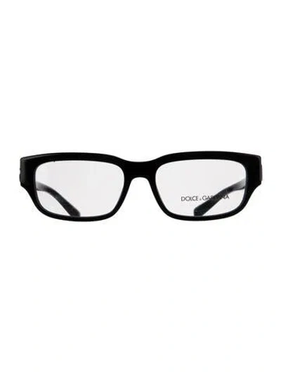 Pre-owned Dolce & Gabbana Cat-eye Eyeglasses In Black