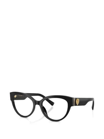 Dolce & Gabbana Cat-eye Glasses In Black