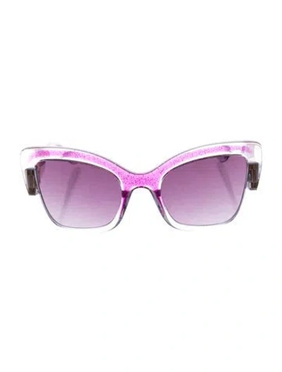 Pre-owned Dolce & Gabbana Cat-eye Gradient Sunglasses