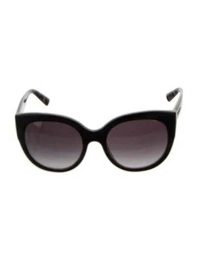 Pre-owned Dolce & Gabbana Cat-eye Gradient Sunglasses In Black