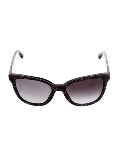 Pre-owned Dolce & Gabbana Cat-eye Gradient Sunglasses In Black
