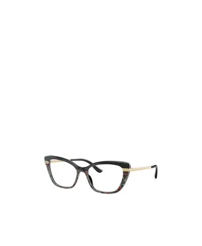 Dolce & Gabbana Cat-eye Profile Flat Mirror In Black