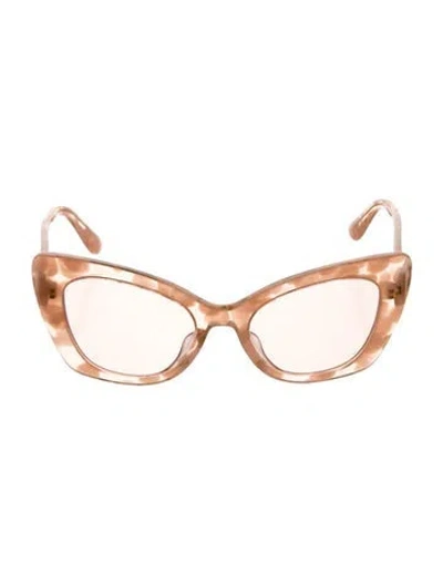 Pre-owned Dolce & Gabbana Cat-eye Tinted Sunglasses In Pink