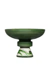 Dolce & Gabbana Ceramic Raised-base Platter In Green