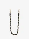 Dolce & Gabbana Chain And Twill Shoulder Strap In Gold