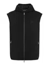 Dolce & Gabbana Logo-appliqu Gilet In Black