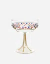 Dolce & Gabbana Champagne Glass In Multicolor