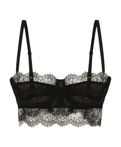 DOLCE & GABBANA DOLCE  GABBANA LACE BRALETTE