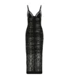 Dolce & Gabbana Calf-length Stretch Chantilly Lace Slip Dress In Multi