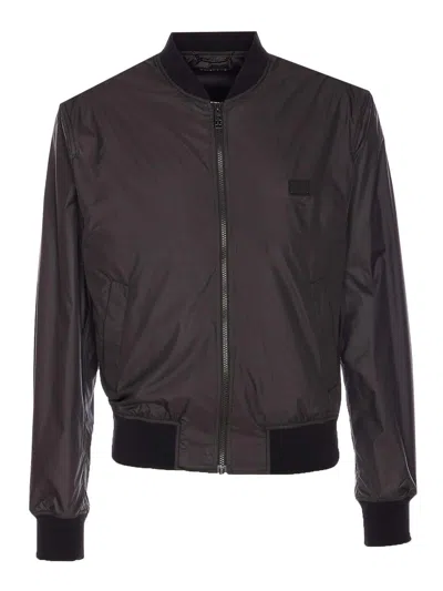 Dolce & Gabbana Chaqueta Bomber - Negro