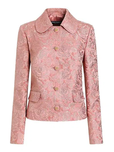 Dolce & Gabbana Jacket In Nude & Neutrals