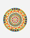 Dolce & Gabbana Charger Plate In Fine Porcelain In Multicolor