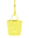 Dolce & Gabbana Leather Minibag Charm In Yellow