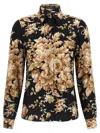 Dolce & Gabbana Charmeuse Shirt Shirt And Blouse Multicolor In Multi