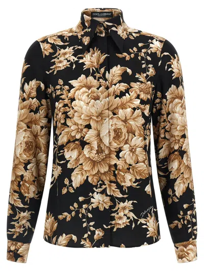 Dolce & Gabbana Charmeuse Shirt Shirt And Blouse Multicolor