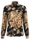 Dolce & Gabbana Charmeuse Shirt Shirt And Blouse Multicolor In Multi