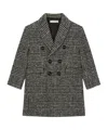 Dolce & Gabbana Checked Coat In Black
