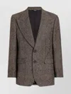 Dolce & Gabbana Single-breasted Felted Jacket In Animal Print